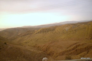 Steep valleys en route to Border