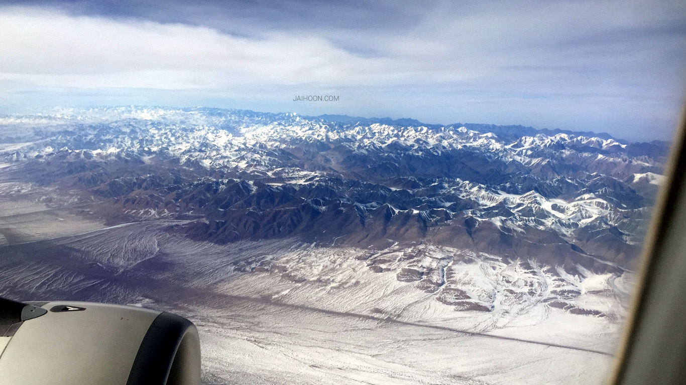 Skies above Urumqi