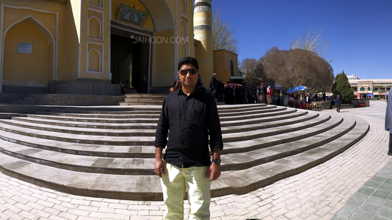 Jaihoon in Old city, Kashgar